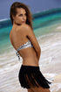 Sexy Classic Black Fringe Skirt Cover up